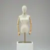 Maniquí de tienda de ropa, accesorios, maniquí femenino de medio cuerpo de escritorio, estilo coreano, soporte de exhibición, soporte de maniquí de ventana para ropa de mujer