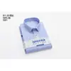 Camisas de vestir de algodón DP de 100 unidades, listas para usar, resistentes a las arrugas, de color liso, para hombres y mujeres, disponibles en manga corta y larga, y lavables a máquina