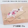 Llavero Colgante de Pez Koi Artificial de PVC Modelo Pequeño de Pez Dorado Peces Ornamentales Paisajismo de Acuario Decoración de Peces Falsos Accesorios