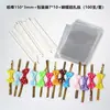 Bolsa de empaque para paleta bolsa transparente de tres piezas plana 7*10 bolsa de empaque bolsa desechable para dulces