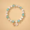 Pulsera de Vidrio Luminoso para Mujer, Pulsera de Ojo de Gato Ceniza, Pulsera Juguete Cultural de Cristal Estilo Chino Nuevo, Joyería de Lugares Turísticos al por Mayor