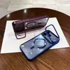 Aplicable a Funda Magnética para Teléfono Apple 18PROMAX Soporte para Lente iPhone17 Transparente Acabado de Alta Gama 16 Funda Protectora