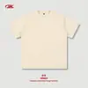 Camiseta para Hombre de Terciopelo Delgado y Peludo Color Negro para Primavera y Verano 190g Algodón Puro Estilo Americano Color Sólido Manga Corta Juvenil Casual Holgada