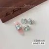 Arte de uñas con diamantes K9 sin base, azul transparente brillante de moda, lujo, arte de uñas con acabado de diamante grande, bola de diamante para uñas