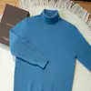 Nuevo suéter de cachemira para hombre de otoño e invierno, jersey de cuello alto, tejido de cachemira grueso, suéter versátil