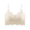 Camisola Sexy Lingerie Transmissão ao Vivo Dropshipping Sensação de Pele Nu Sem Costura Costas Bonitas Roupa Íntima Roupa Externa Camada Base Sutiã Comércio Exterior Transfronteiriço