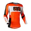 Camiseta de Manga Larga de Verano para Hombre Top Fox para Bicicleta de Montaña Off-Road Ropa de Ciclismo que Absorbe la Humedad Ropa para Descenso
