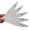 Lixa de Unha Cinza em Formato de Folha de Salgueiro, Ferramenta de Manicure, Ferramenta para Polimento e Modelagem de Unhas, Lixa Cinza Abrasiva, À Prova d'Água e que Não Solta Partículas