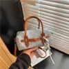 Bolsa Boston Popular da Moda Feminina para o Trabalho Transfronteiriça Jeans Verão Novo Estilo Bolsa Feminina de Ombro Único Transversal Design de Nicho
