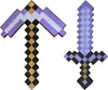 Conjunto de Espada e Picareta de Espuma Brinquedo de Role-Playing Infantil Edição de Halloween Espada de Espuma com Padrão Impresso em Ambos os Lados