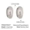 Brincos de titânio e aço novos transfronteiriços leve luxo alta qualidade sensação de grãos de ouro design de nicho brincos femininos Yiwu whisper joias atacado