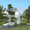 Esculturas de árvores em aço inoxidável feitas sob medida para paisagismo, esculturas para parques e cidades, esculturas para áreas cênicas, elementos decorativos para parques e pátios para privacidade e decoração
