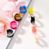 Ventas Directas de Fábrica Estilo Cyberpunk Color Mixto Oreja Redonda Hueca Silicona Joyería para Piercing Expansión de Oreja Simple y de Moda