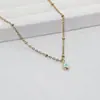 Colar de Aço Titânio Dourado para Mulheres, Não Desbota, Joia de Corrente de Clavícula de Luxo Leve de Nicho, de Alta Qualidade, Versátil, Moderno e Elegante