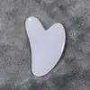 Venta al por mayor del fabricante Resina Cera de Abejas Forma de Corazón Gua Sha Salón de Belleza Lámina Facial Gua Sha Set para Masaje de Todo el Cuerpo