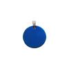 Acero Inoxidable Pulido Colgante Redondo Galvanizado al Vacío Se Puede Grabar Disco Redondo Accesorio de Placa de Identificación para Perro Collar Acero de Titanio