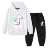 Conjunto de Dos Piezas con Sudadera con Capucha y Pantalones Largos, Ropa Infantil Transfronteriza Nueva para Primavera y Otoño, Conjunto de Algodón de Manga Larga para Bebé