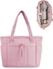 Bolsa Tote Matelassê de Comércio Exterior da Amazon, Bolsa Grande para Laptop, Bolsa de Mão Feminina, Bolsa de Ombro de Algodão