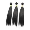 Ventas directas de fábrica de origen: Set de 3 pelucas de fibra sintética, cabello largo lacio de fibra de alta temperatura, para exportación a Europa, América y África