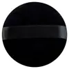 Esponja de Polvo Suelto Negra para Maquillaje, Esponja de Maquillaje para Fijar Maquillaje, Borla de Terciopelo Grande Portátil para Maquilladores, Forma Triangular Engrosada