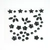 Venta Directa de Fábrica negro amor estrella de cinco puntas Luna acrílico Diamante pegatinas cara escenario maquillaje Pegatinas de Diamante