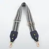 Nuevo colorido tejido ancho a rayas estampado correa ancha para el hombro estilo étnico bandolera femenina estilo coreano versátil un solo hombro chica estilo occidental