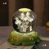 Ramo Bola de Cristal Luminosa Tulipán Luz de Noche Adorno Regalo para Cumpleaños de Niñas Regalo para Mejores Amigas Regalo para el Festival Qixi para Novia