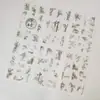 Marcador de Página Marcador de Planta Espécime Folhas em Relevo Nervuras de Folhas Estilo Antigo Artesanal Espécime Clássico Material para Estudantes Manual