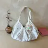 Bolso Casual de Alta Gama para Mujer Verano 2026 Estilo Girly de Lunares Bolso de Hombro Único Bolso Tote de Gran Capacidad Bolso de Mano Estilo Perezoso