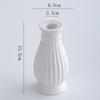 Portavelas Decorativo de Cerámica Blanco Nórdico Creativo Shumen Adornos de Decoración para Escritorio Sala de Estar Pasillo Dormitorio Accesorios para Disparos