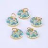 Cavalo do Ano Ouro Antigo Cavalo de Balanço Pingente Pulseira DIY Acessórios de Joias Chaveiro Ano Animal Pingentes com Corda Vermelha