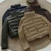 Chaqueta Ligera de Algodón con Plumas para Mujer 2024 Nueva Cuello Alto Moda Otoño e Invierno Estilo Coreano Simple Chaqueta de Algodón Tendencia