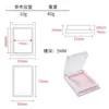 Fábrica Lili de Shantou paleta de sombras com tampa flip de compartimento único, duplo, quádruplo, sextuplo, nonuplo, materiais de embalagem para cosméticos, bandeja de subembalagem para sombras