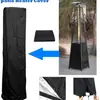 Funda cuadrada para calefactor de terraza de patio exterior, impermeable, con cremallera, funda para calentador de aire, funda antipolvo