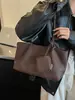 Nova bolsa de ombro versátil para o dia a dia 2026, bolsa de ombro retrô de grande capacidade, bolsa tote estilo baguette elegante