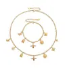 Azucarero Acero Inoxidable Insecto Girasol Multi-Colgante Collar Tobillera Pulsera Transfronterizo Nuevo Estilo Perezoso Vacacional Joyería