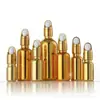 30ml50ml100ml Botella Gotero para Aceite Esencial Chapado Oro UV Botella Gotero Dorada Botella Gotero Cesta de Flores Sub-botella