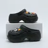 Zapatos ligeros de tacón alto perforados para usar al aire libre, cómodos y lindos, estilo casual de verano popular para mujeres, parejas y enfermeras