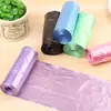 Bolsas de Basura Engrosadas con Asas, Tamaño Grande, Uso Doméstico, Material Nuevo, Perforadas, Bolsas de Basura Desechables, Artículos de Primera Necesidad, Venta al por Mayor desde el Fabricante