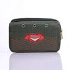 Bolsa de Cintura para Celular Masculina de Vendedor Ambulante, Zíper Duplo com Aba, Tecido Oxford, Vários Tamanhos, Versão Horizontal, Bolsa para Celular de Usar no Cinto, Casual e Versátil