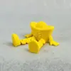 Transfronteiriça Nova Impressa em 3D Amarela Planta Abóbora Maçã Lingote Figurine Decoração de Mesa Ornamento Brinquedo