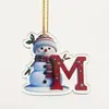 Decorações de Boneco de Neve de Natal, Enfeites para Árvore de Natal, Presentes de Feriado Transfronteiriços Atacado, Pingentes de Acrílico, Natal