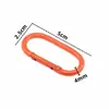 Nº 5 Cor Passarela Viagem Montanhismo Fivela Oval Bolsa Chave Fivela de Engate Rápido Liga de Zinco Mochila Fivela de Pendurar Externa