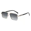 Gafas de Sol Estilo Nuevo Verano 2026 Poligonales Doble Puente Protección Solar Gafas de Sol Protección UV Simples Modernas