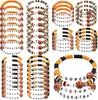 Pulseiras com Pingentes de Coração de Basquete e Futebol Mais Vendidas da Amazon para Homens e Mulheres, Joias Estilo Esportivo, Pulseiras Elásticas de Argila Macia
