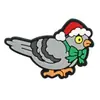 Encantos de Zueco de Dibujos Animados de PVC para Navidad Copo de Nieve Hombre de Jengibre Muñeco de Nieve Hebillas de Zapato de Goma Blanda Accesorios de Decoración de Zapatos DIY Festivos