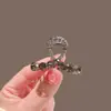 Accesorios para el cabello de alta gama 2023, nuevo clip con diamantes de imitación, pequeño clip de agarre para mujer, clip lateral para la parte posterior del cabello, accesorios para el cabello, media corbata, clip para el cabello de tamaño pequeño