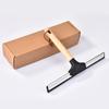 Acero Inoxidable Mango de Madera Silicona Rascador de Vidrio Limpieza Especial Rascador de Vidrio Limpieza de Encimeras Limpiador de Vidrio de Baño