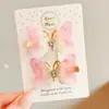 Pinza para el pelo de lazo súper de hada con alas de mariposa móviles, pasador dinámico 3D para niños, accesorio para el pelo que no daña el cabello