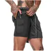 Amazon Shorts esportivos europeus e americanos Design Liner masculino Shorts casuais de corrida de secagem rápida Calças de treinamento respiráveis